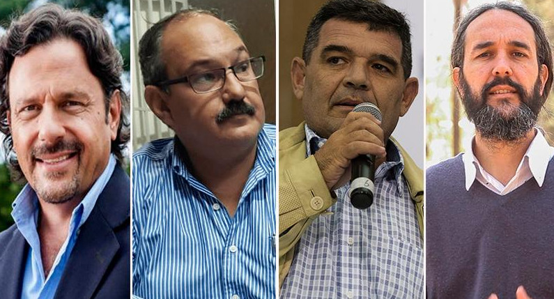 Elecciones en Salta, Gustavo Sáenz, Sergio "Oso" Leavy, Alfredo Olmedo y Pablo López