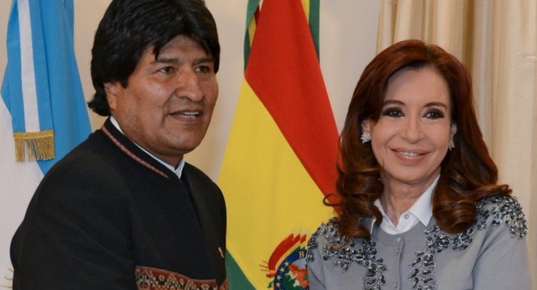 Evo Morales y Cristina Fernández de Kirchner