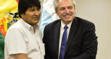 Alberto Fernández y Evo Morales