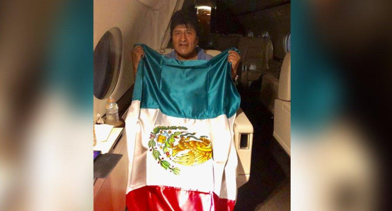 Evo Morales rumbo a México