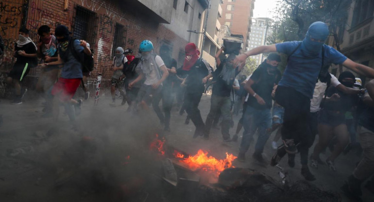 Incidentes en Chile, Santiago de Chile, REUTERS