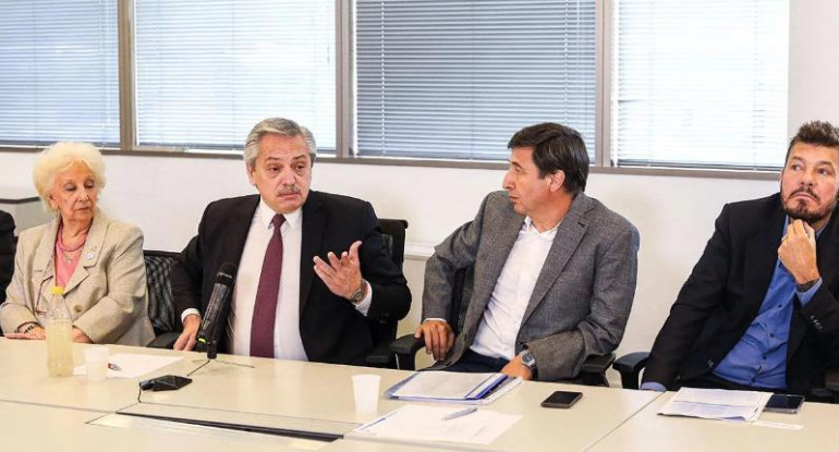 Reunión Alberto Fernández y Marcelo Tinelli