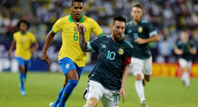 Argentina vs. Brasil, amistoso, Lionel Messi, REUTERS	