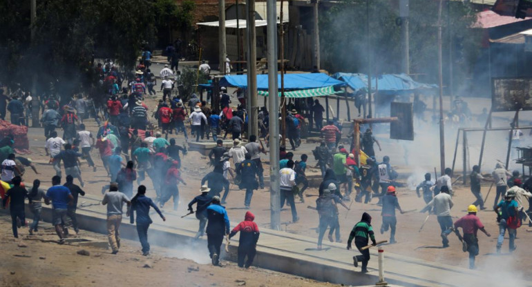 Incidentes en Cochabamba, Bolivia, REUTERS