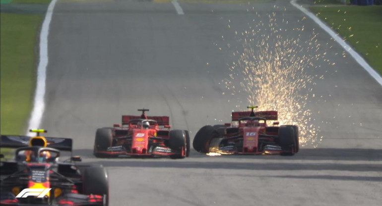 Blooper de los pilotos de Ferrari en el Gran Premio de Brasil