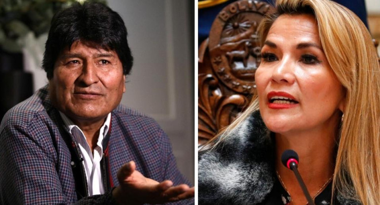 Evo Morales y Áñez, Bolivia