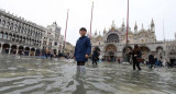 Desciende el agua en Venecia tras otro día de inundaciones