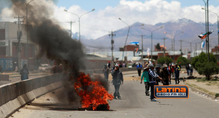 Incidentes en Bolivia, RADIO LATINA