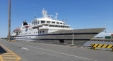 Crucero de lujo, varado en el puerto de Buenos Aires por millonaria deuda