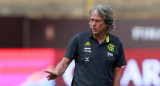 Jorge Jesus, entrenador de Flamengo, REUTERS