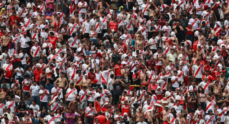 Hinchas de River en la final de la Copa Libertadores, REUTERS