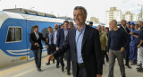 Mauricio Macri en inauguración de terminal de tren Belgrano