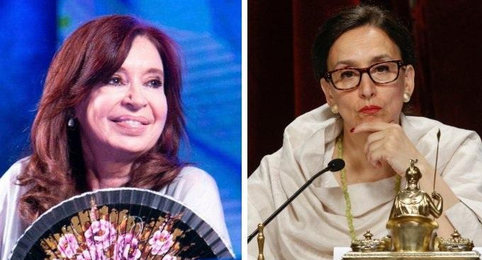 Cristina Kirchner y Gabriela Michetti