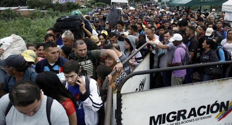 Crisis migratoria en Venezuela