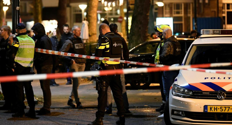 Ataque con arma blanca en La Haya, foto REUTERS