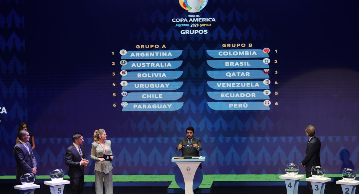 Sorteo de la Copa América 2020, REUTERS