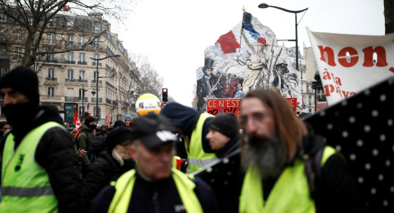 Huelga en París, protestas, REUTERS