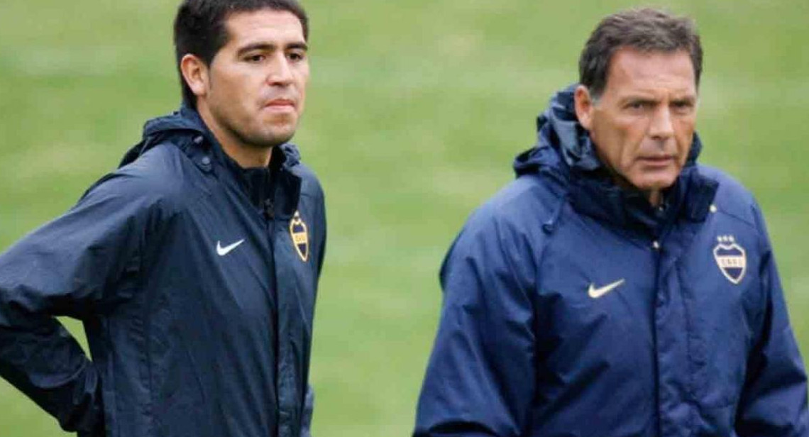 Juan Román Riquelme y Miguel Ángel Russo, Boca