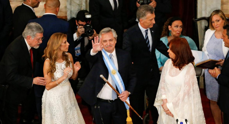 Alberto Fernández, jura como presidente, REUTERS