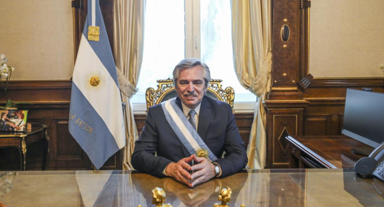 Alberto Fernández, jura como presidente, NA