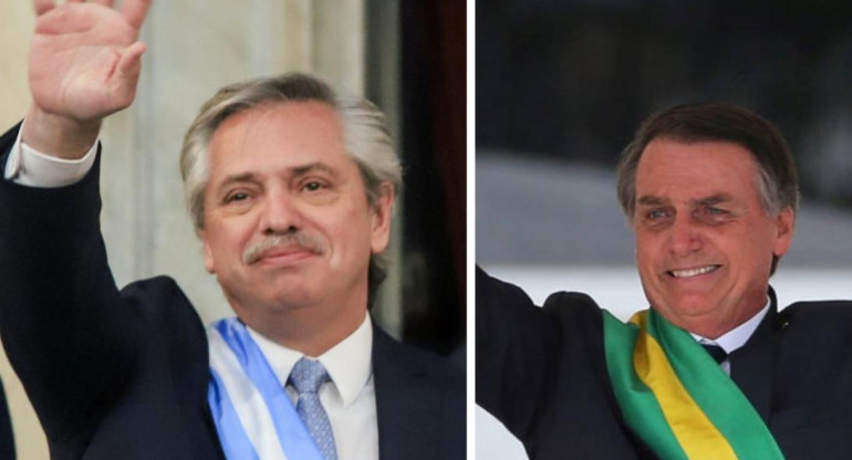 Alberto Fernández y Jair Bolsonaro