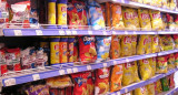Papas fritas, snacks, supermercado, góndola