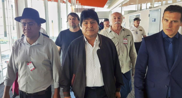 Viaje de Evo Morales, AGENCIA NA