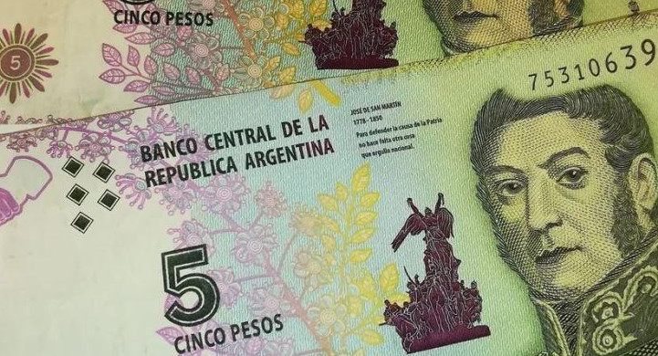 Billete de 5 pesos, Banco Central