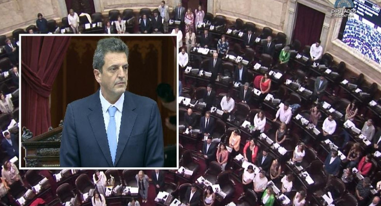 Sergio Massa, Cámara de Diputados, debate Ley de Emergencia Económica, YouTube, Diario 26