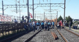 Corte de vías en el tren Roca