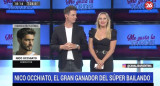 Nico Occhiato en "Me Gusta la Tarde", CANAL 26