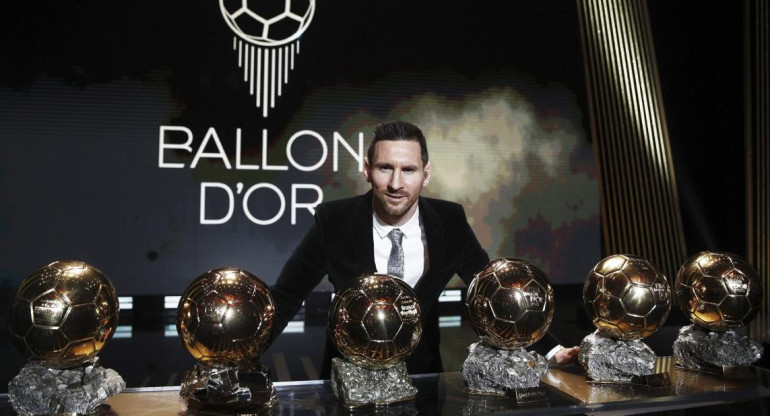 Lionel Messi ganó su sexto Balón de Oro, Agencia NA