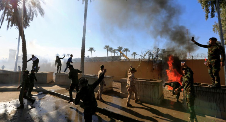 Incidentes en la embajada de Estados Unidos en Irak, REUTERS