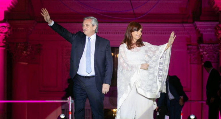 Cristina Kirchner y Alberto Fernández, Twitter CFK