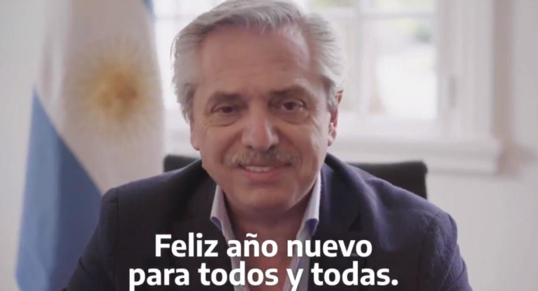 Mensaje de Alberto Fernández por Año Nuevoq