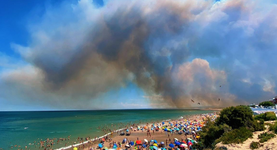 Incendio Las Grutas