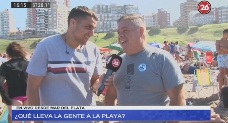 Carna desde Mar del Plata con Canal 26 