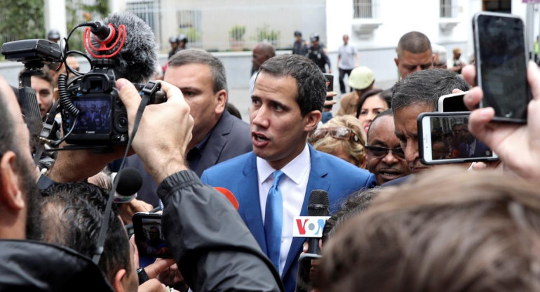Golpe en el Parlamento de Venezuela: el chavismo eligió un nuevo presidente sin la presencia de Juan Guaidó. Foto: Reuters.	