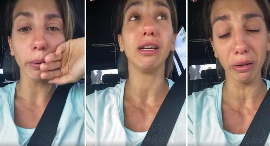 Cinthia Fernández llora tras el robo de su billetera, dólares y documentos, Instagram