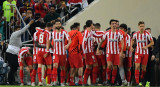 Supercopa de España, Festejo de Atlético Madrid ante el Barcelona, REUTERS