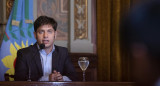 Axel Kicillof, conferencia de prensa en Casa de Gobierno Bonaerense, NA