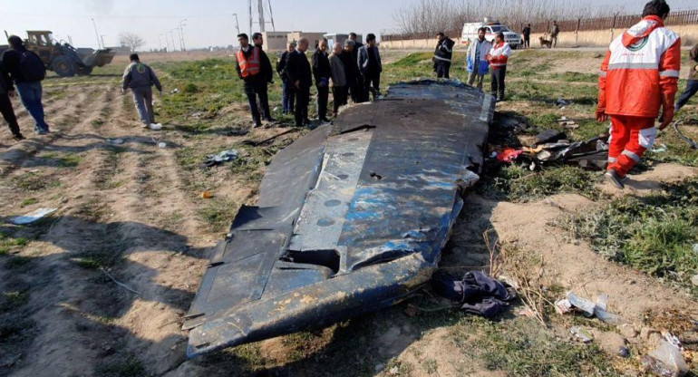 Avión de Boeing derriba en Irán