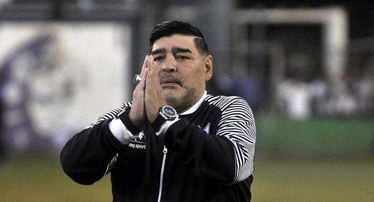Diego Maradona, técnico y ex jugador