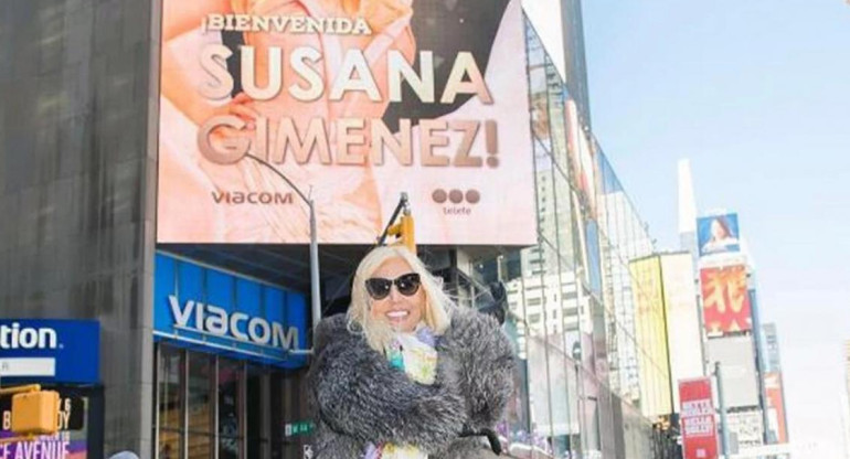 Susana Giménez en Nueva York