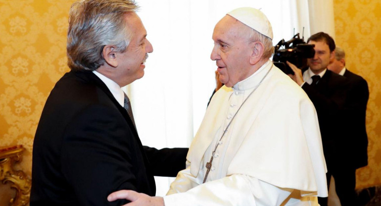 Papa Francisco y Alberto Fernández