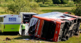 Tragedia en ruta 2, vuelco de micro