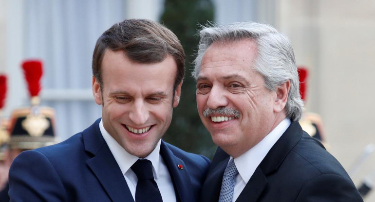 Alberto Fernández y Emmanuel Macron, gira por Europa, Francia, Reuters