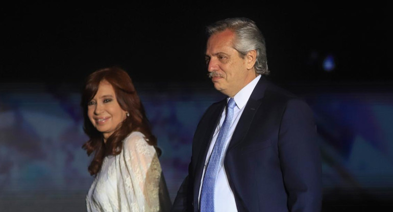 Cristina Kirchner y Alberto Fernández, NA