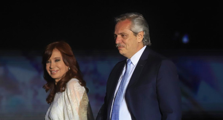 Cristina Kirchner y Alberto Fernández, NA