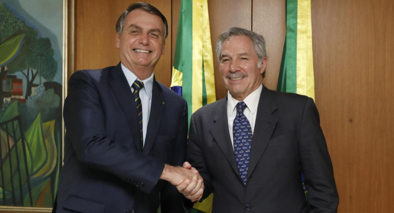 Jair Bolsonaro y Felipe Solá, NA